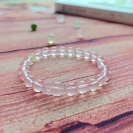 Rose Quartz with Pi Xiu & Prehnite Bracelet – Love·Wealth·Harmony
