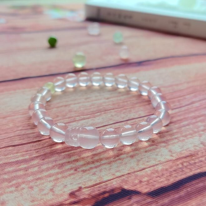 Rose Quartz with Pi Xiu & Prehnite Bracelet - Love·Wealth·Harmony